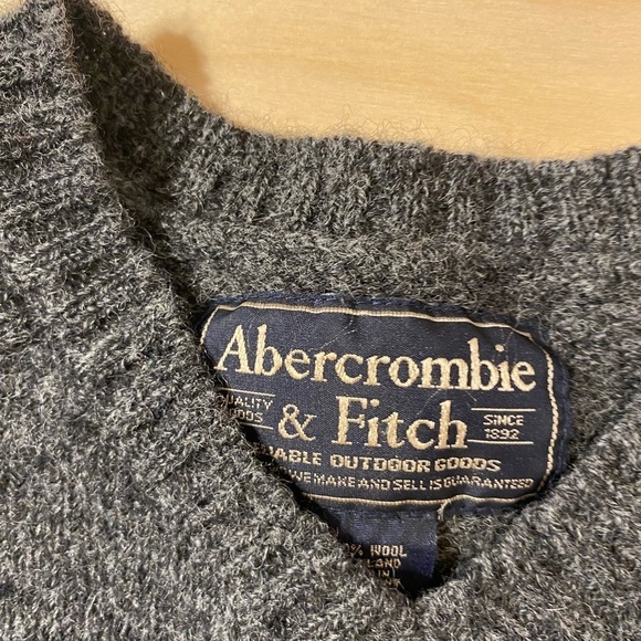 Abercrombie & Finch 100% Wool Vintage Sweater XL (IV) - Picture 7 of 12